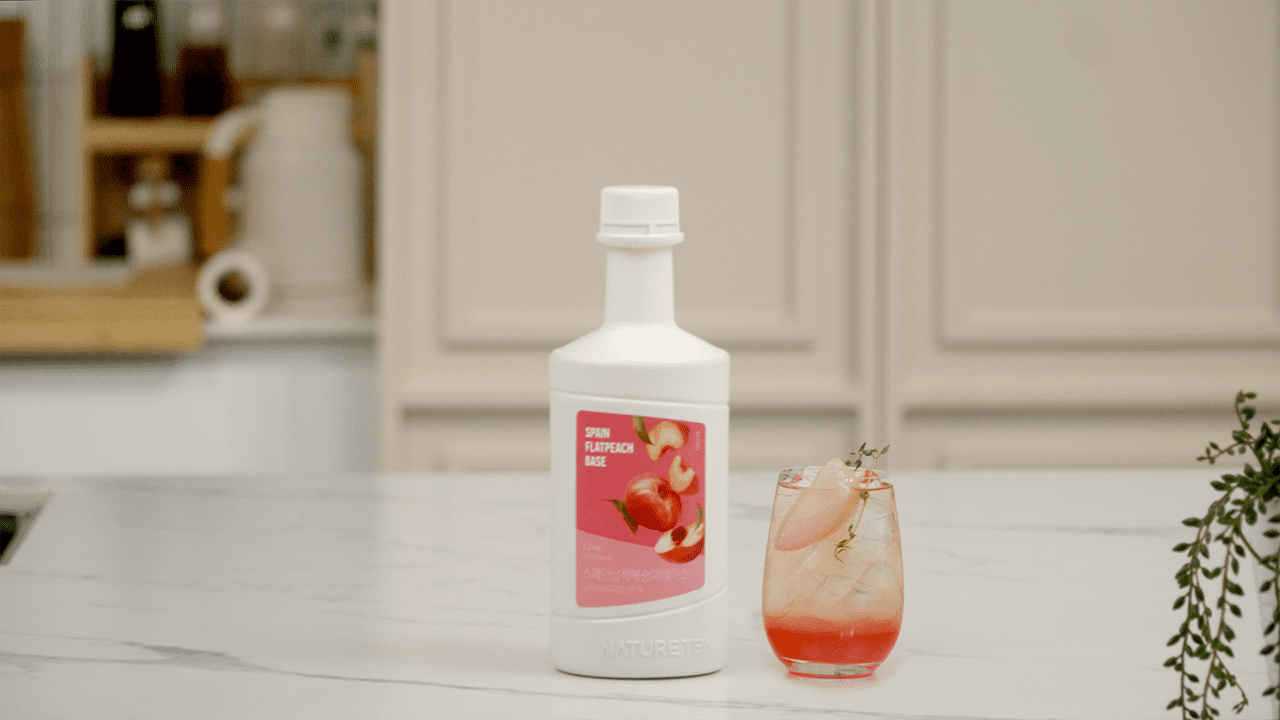 Mint Peach Iced Tea