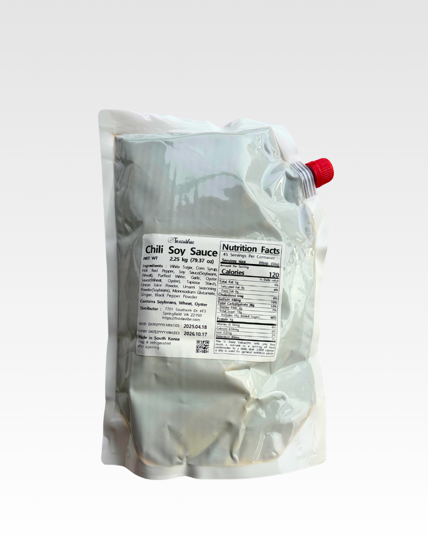 Chili Soy Sauce (4.96lbs) – Spicy Korean Soy-Based Sauce with Thai Pepper