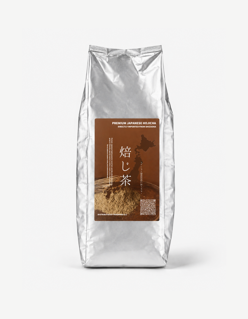 Premium Japanese Hojicha Powder from Shizuoka 1kg (2.2lbs)