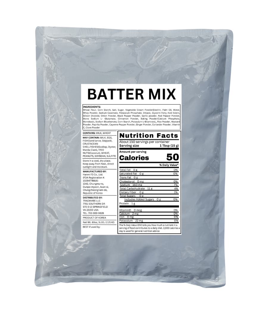 Korean Fried Chicken Batter Mix (4.96 lbs) - Ready to Use